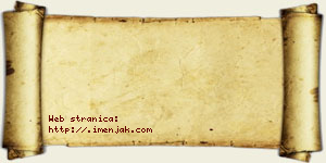 Jelica Dedinac vizit kartica